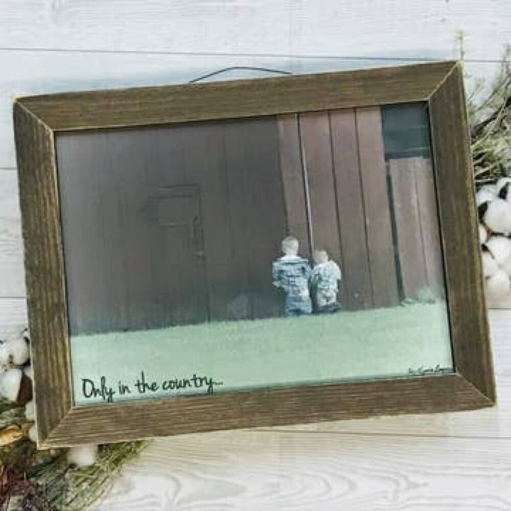 New Country Framed Print -  Only in the Country
